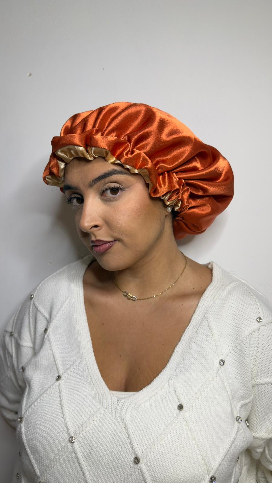 Bonnet en satin