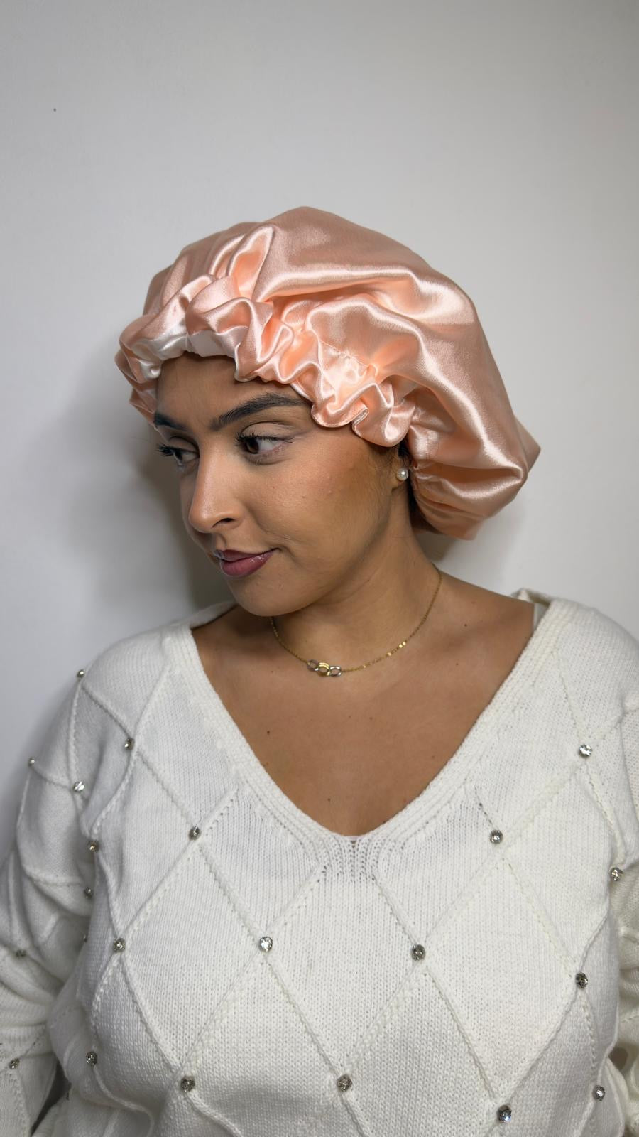 Bonnet en satin