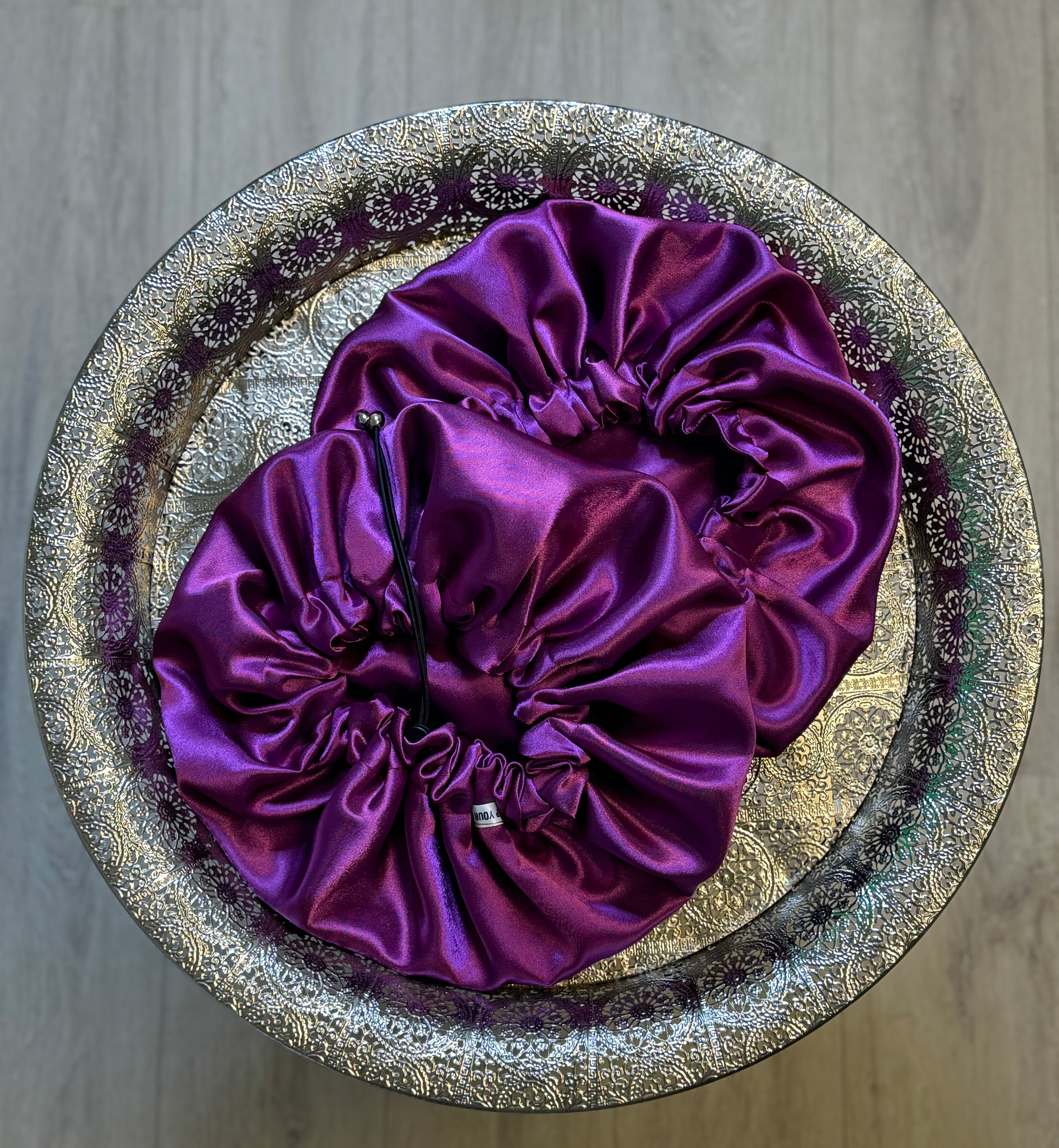 Bonnet en satin