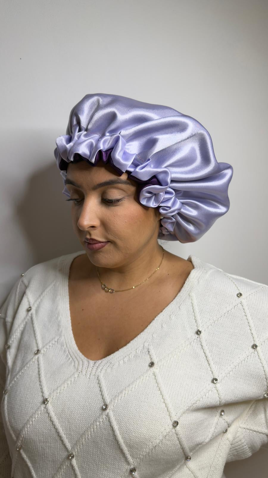 Bonnet en satin